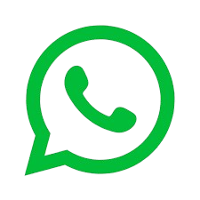 Green WhatsApp chat app icon with phone handset in speech bubble.
