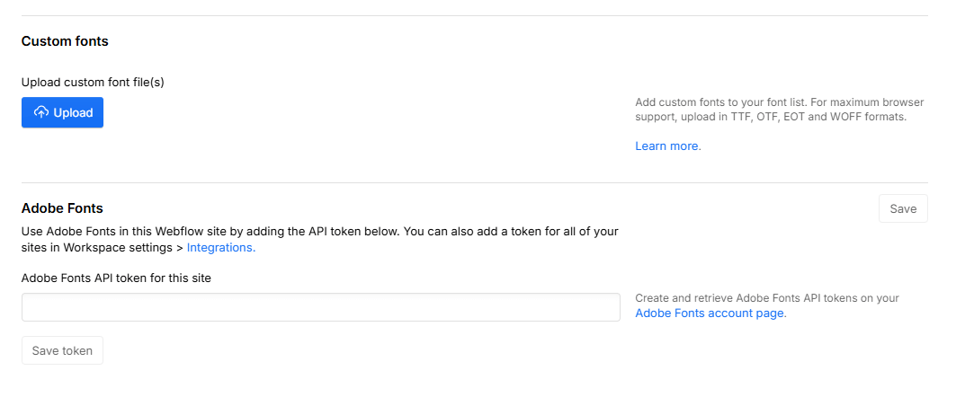 Custom Fonts - SmartAssistant - Webflow Templates | BRIX Templates