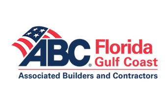 Logo with stylized American flag in the shape of a curved letter 'A' above bold blue and red text reading 'American BBQ,' and smaller blue text underneath stating 'Since 1946 Authentic Taste of America.'