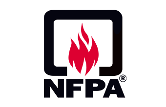 Stylized graphic of a red maple leaf with black outlines forming the letters 'NFPs'.