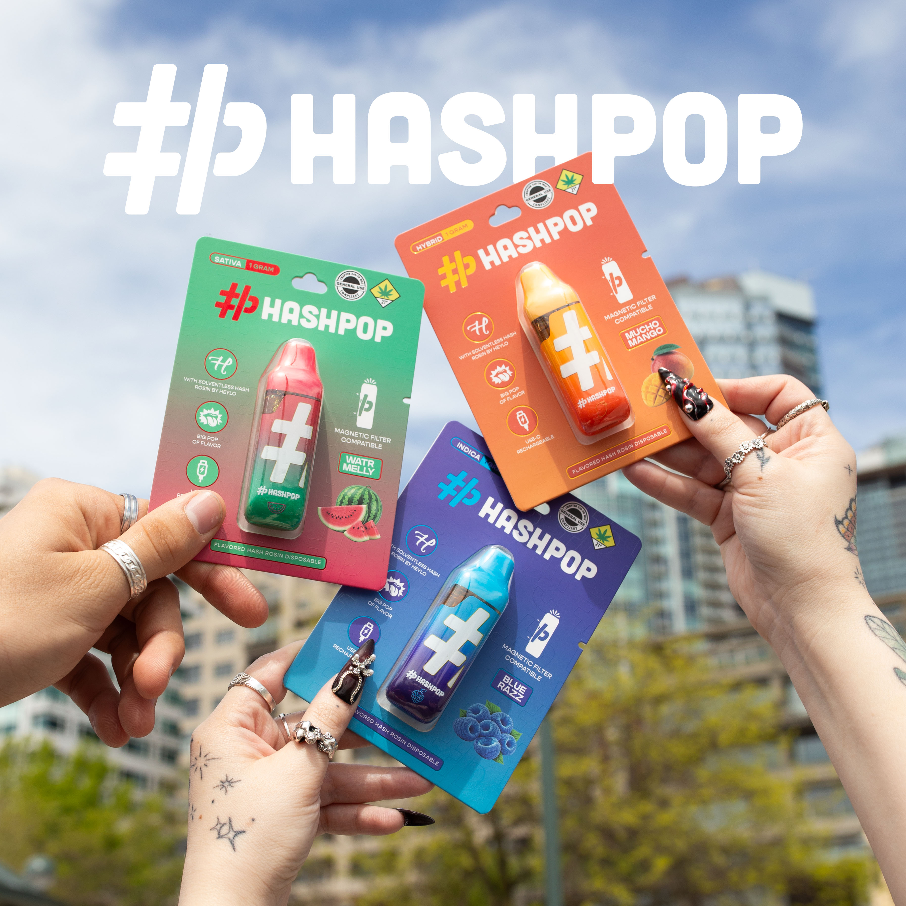 HashPop product lineup
