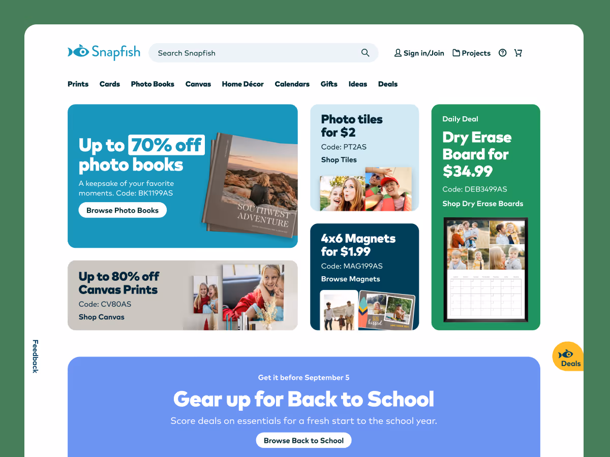 Snapfish project work — image 1
