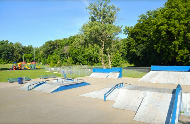 The old skatepark