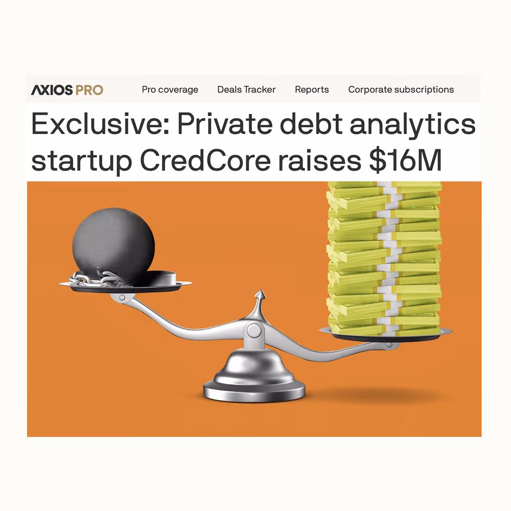 Private debt analytics startup CredCore raises $16M