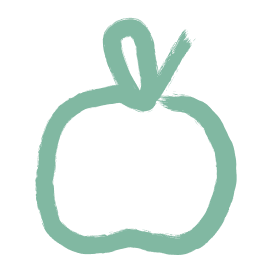 Green apple illustration
