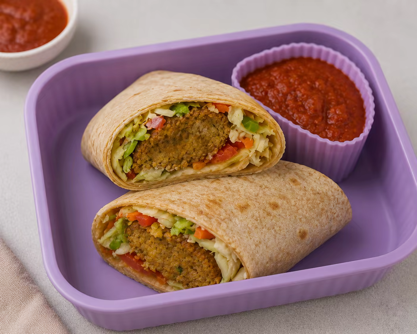 Vegetable Cutlet Wraps
