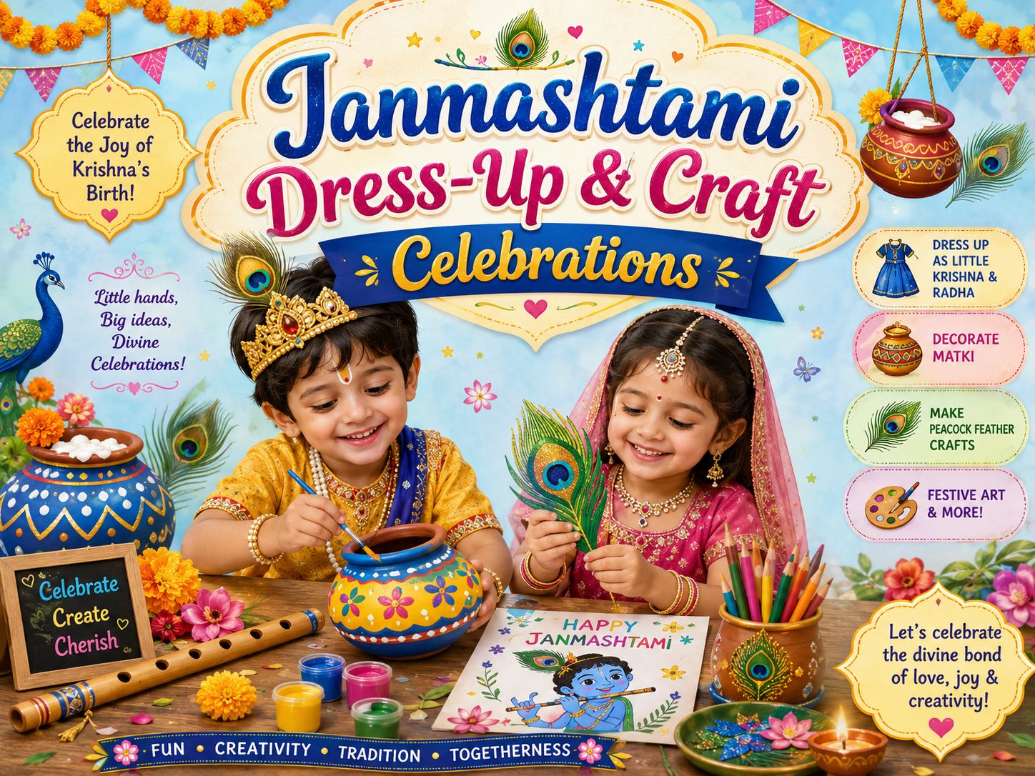 Janmashtami Dress-Up & Craft Celebrations (Delhi NCR)