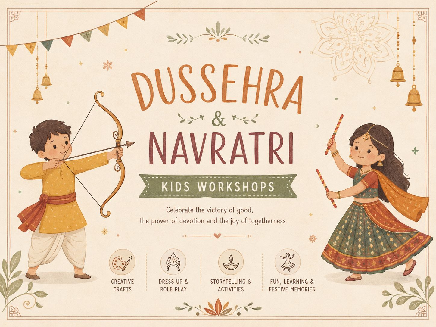 Dussehra & Navratri Kids' Workshops (Delhi NCR)