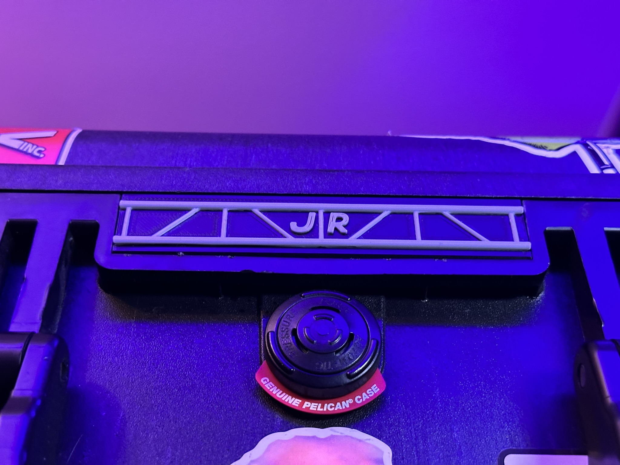 A small but definitive way to put that production touch on your personalized initial plate.