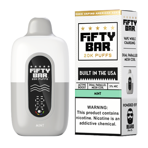 Fifty Bar 20K Mint disposable vape at Ember Smoke & Vape in Mesa