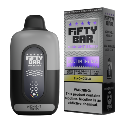 Fifty Bar 20K Limoncello disposable vape at Ember Smoke & Vape in Mesa