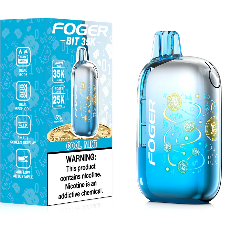 Foger Bit 35K Cool Mint disposable vape at Ember Smoke & Vape in Mesa