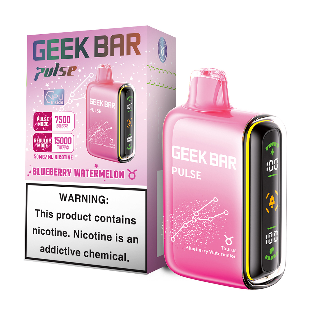 Geek Bar Pulse 15K Blueberry Watermelon disposable vape at Ember Smoke & Vape in Mesa