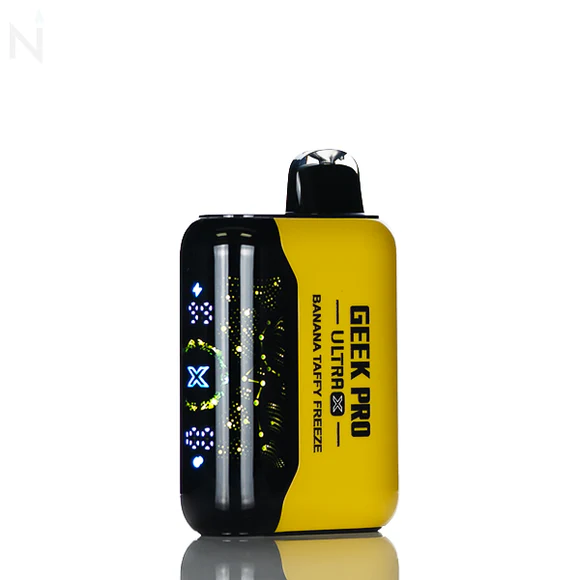 Geek Pro Ultra X 45K Banana Taffy Freeze disposable vape at Ember Smoke & Vape in Mesa