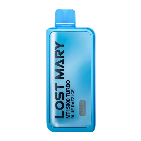 Lost Mary MT15000 Turbo Blue Razz Ice disposable vape at Ember Smoke & Vape in Mesa