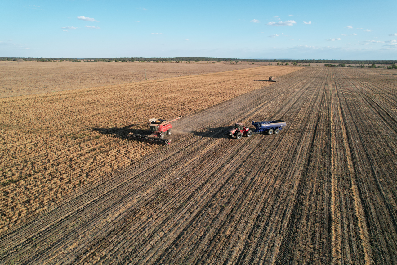 Aerial view of the Iona Downs property in Central Queensland