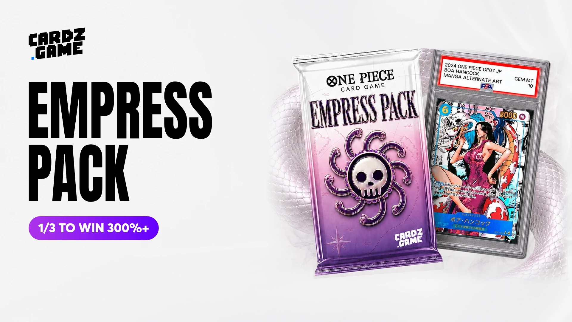CARDZ Empress Pack ONE PIECE campaign banner
