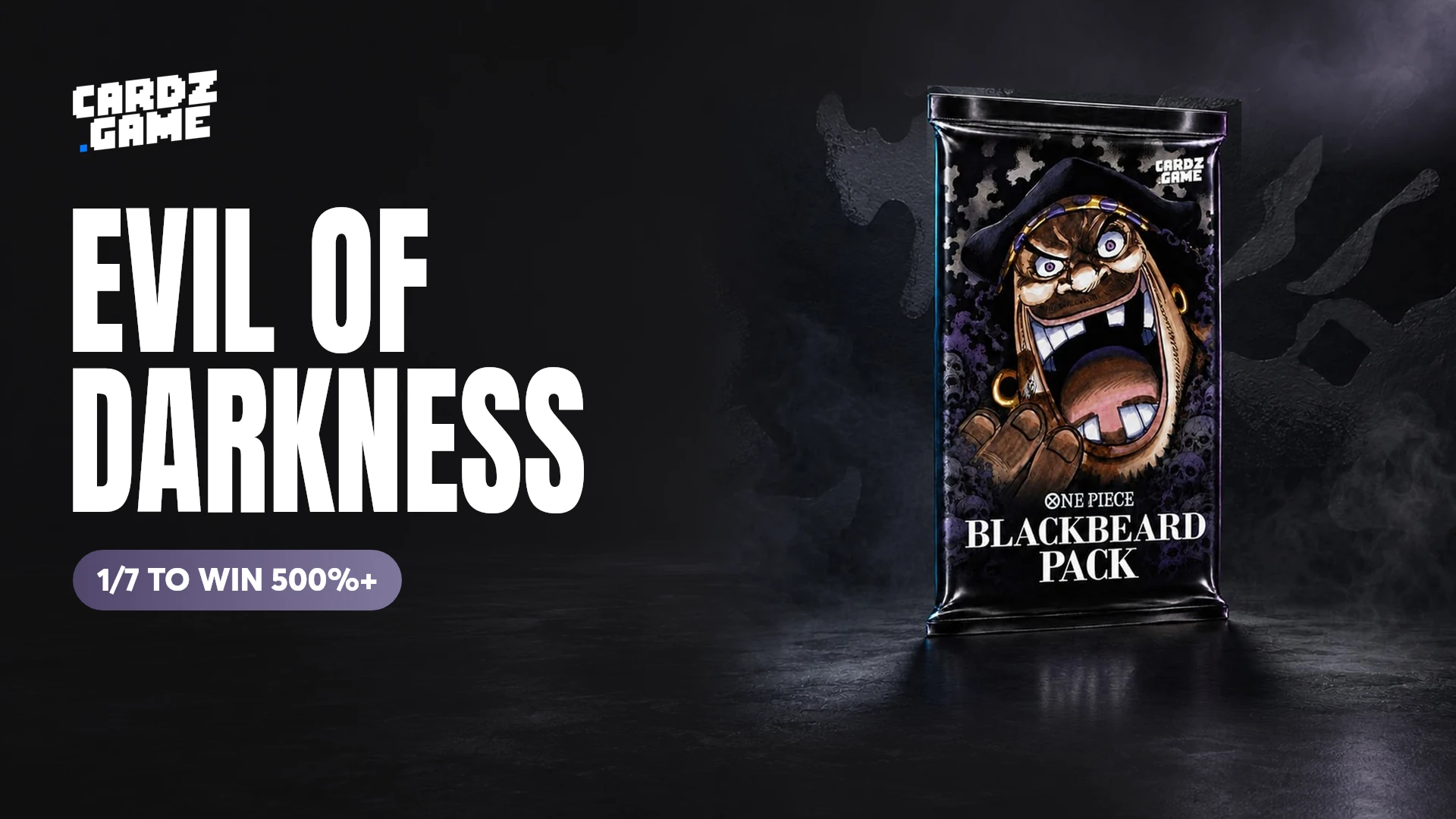 CARDZ Blackbeard Pack Evil of Darkness campaign banner