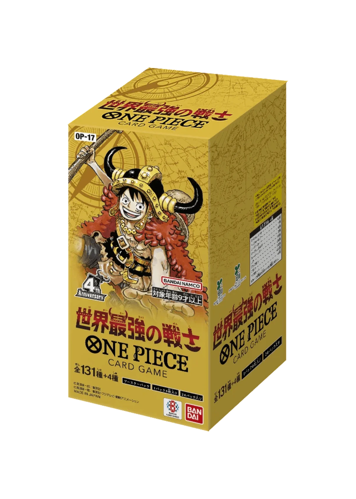 ONE PIECE Card Game The World’s Strongest Warriors Box x1 (OP17) JP · PSA 10