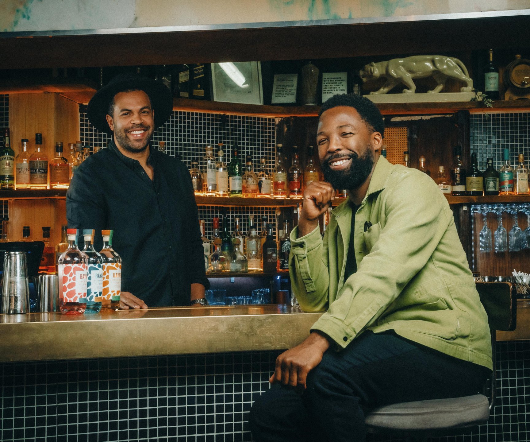 Chris Frederick and Damola Timeyin, founders of Bayab Gin