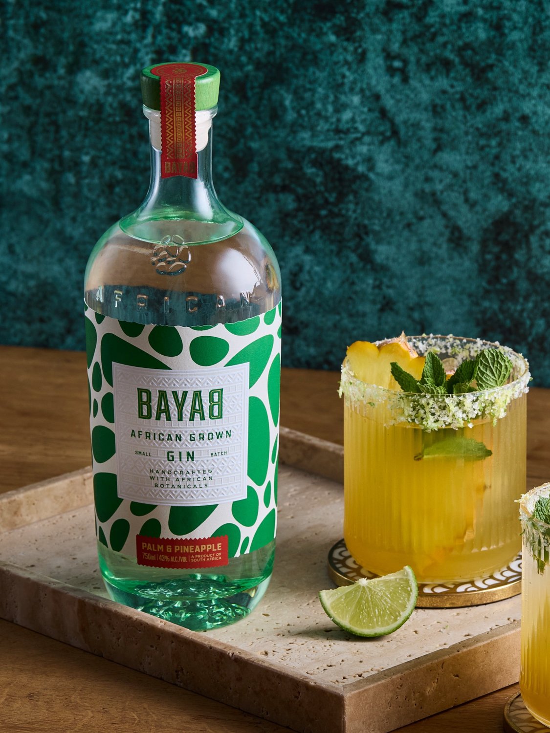 Bayab Palm and Pineapple Gin - tropical African botanicals
