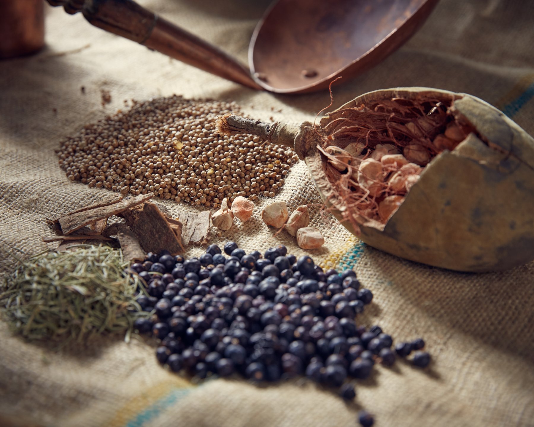 African botanical ingredients used in Bayab Gin