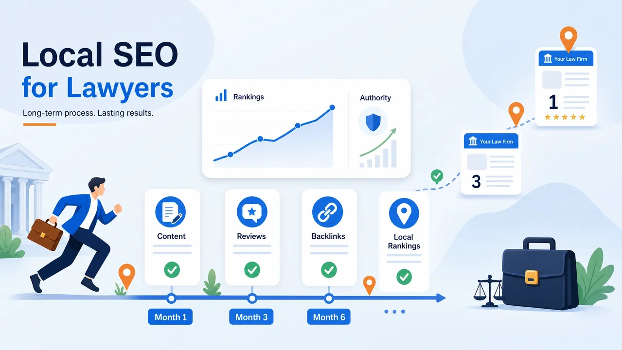 Long-term local SEO growth for lawyers