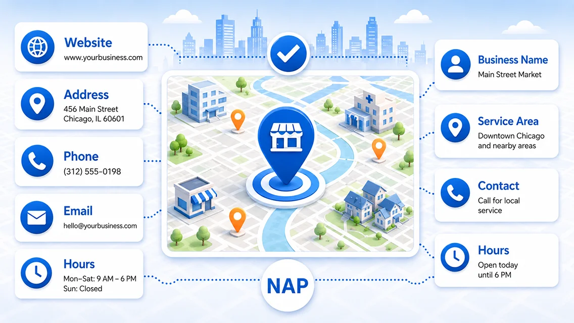 NAP consistency for local SEO