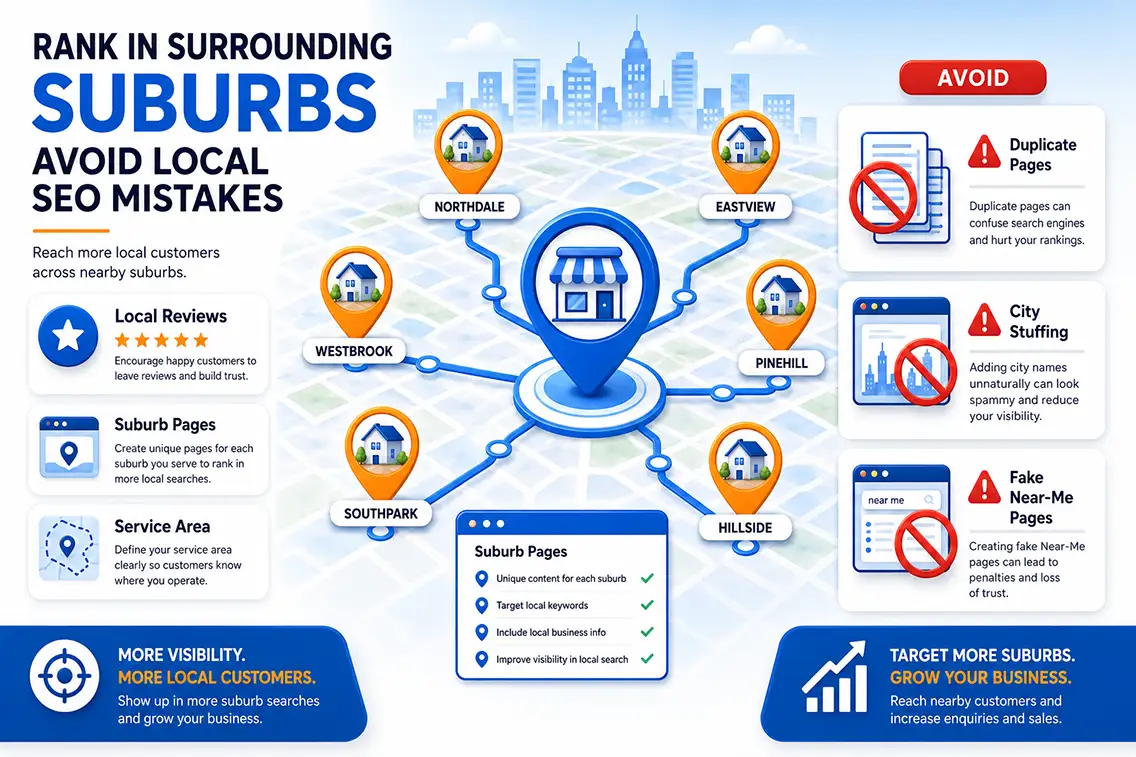 Local SEO for surrounding suburbs