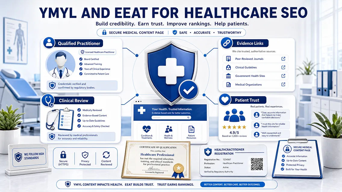 YMYL and EEAT for healthcare SEO