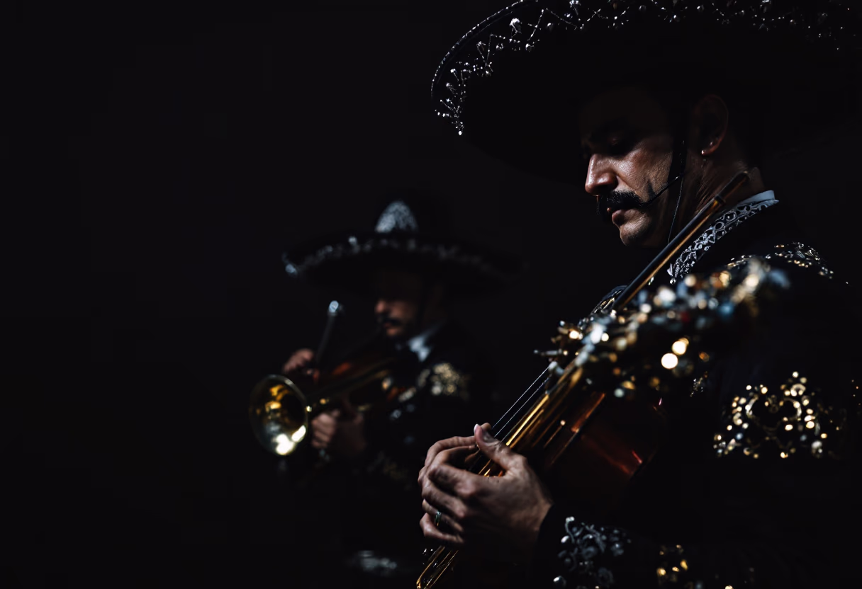image of live mariachi band performance (for a mexican restaurant)