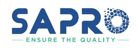 SAPRO logo with tagline Ensure the Quality.