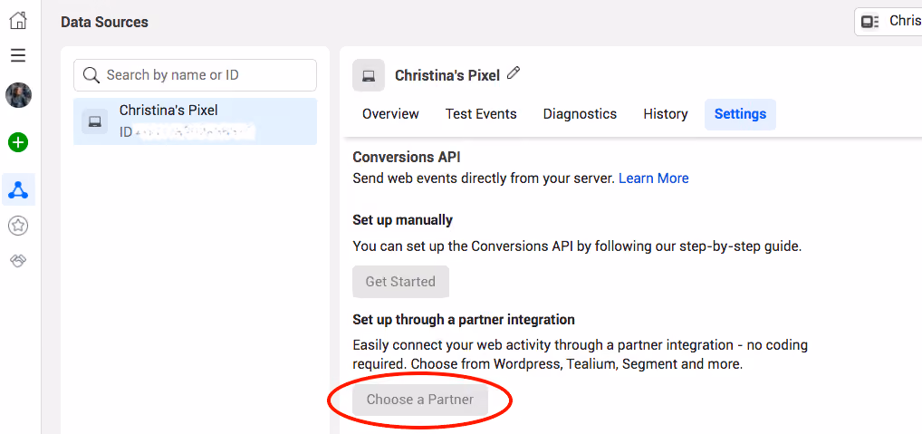 Conversion API on Facebook to track consumer preferences