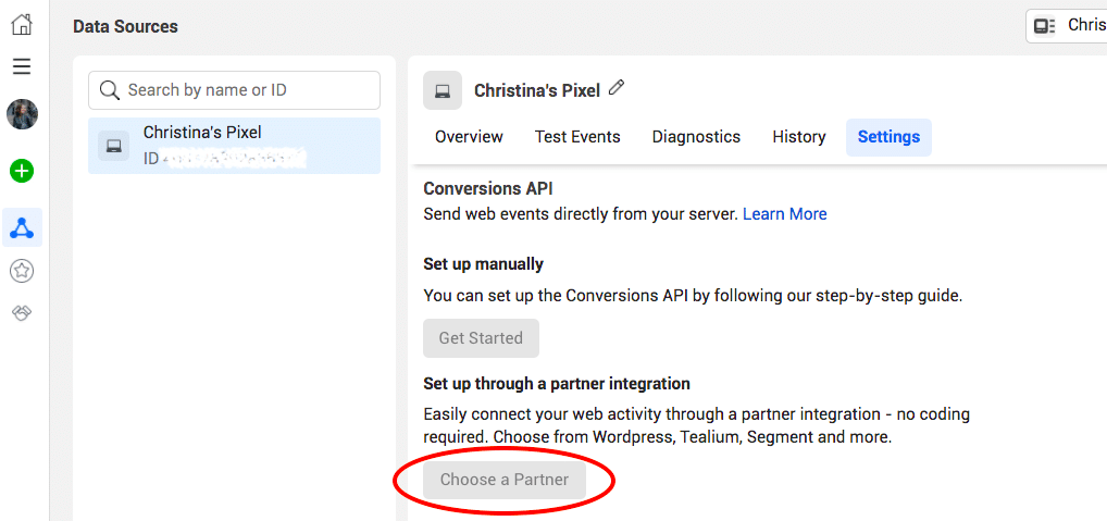 Conversion API on Facebook to track consumer preferences