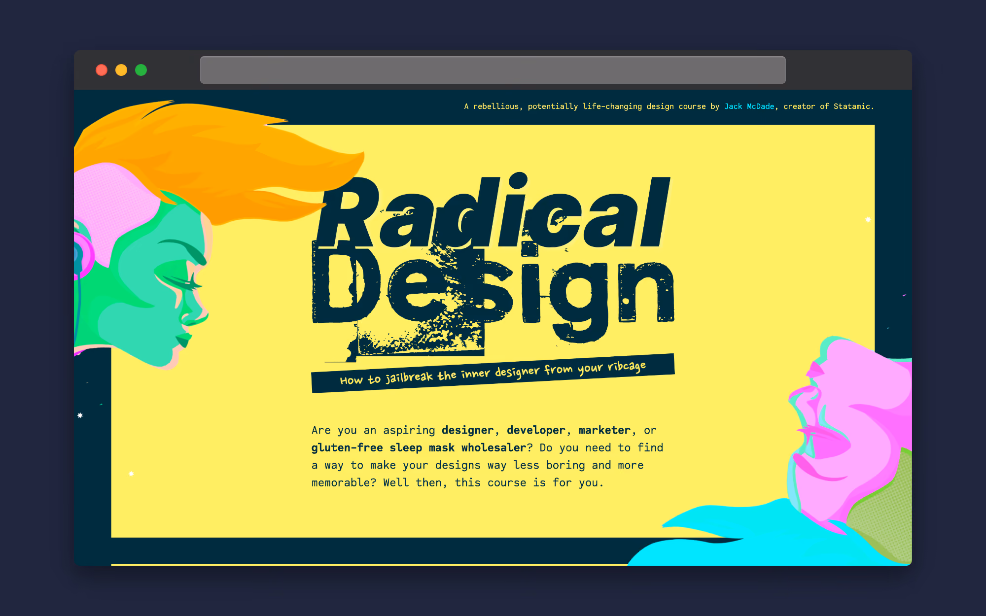 Radical Design – Startseite