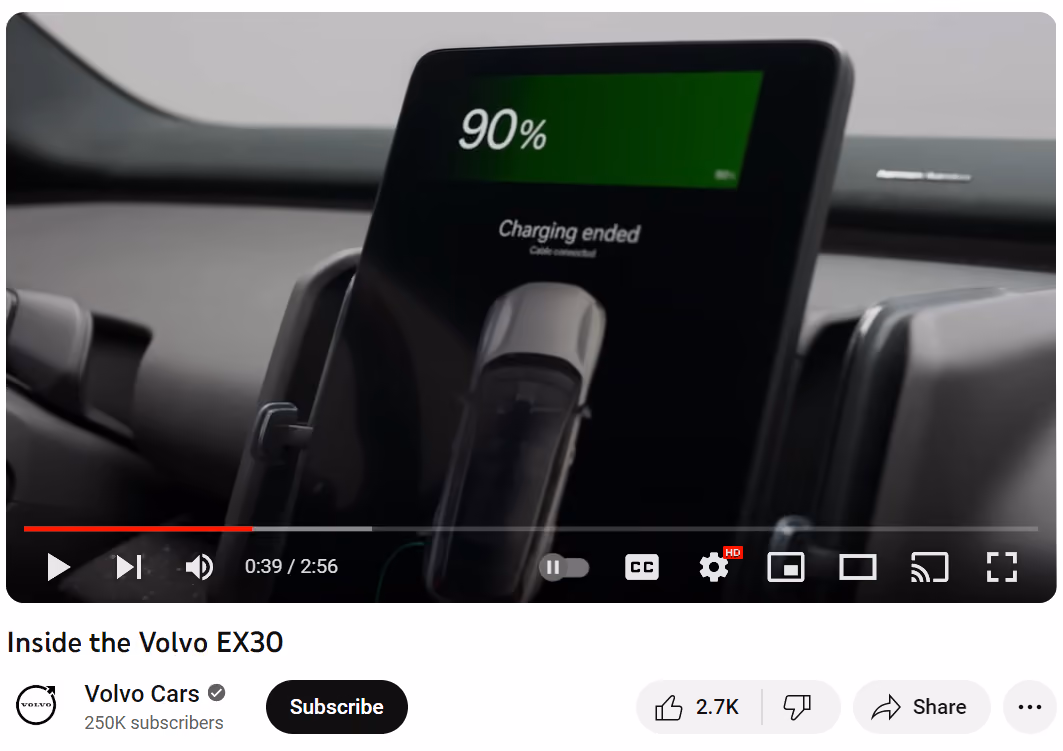 Youtube Automotive Marketing Screenshot