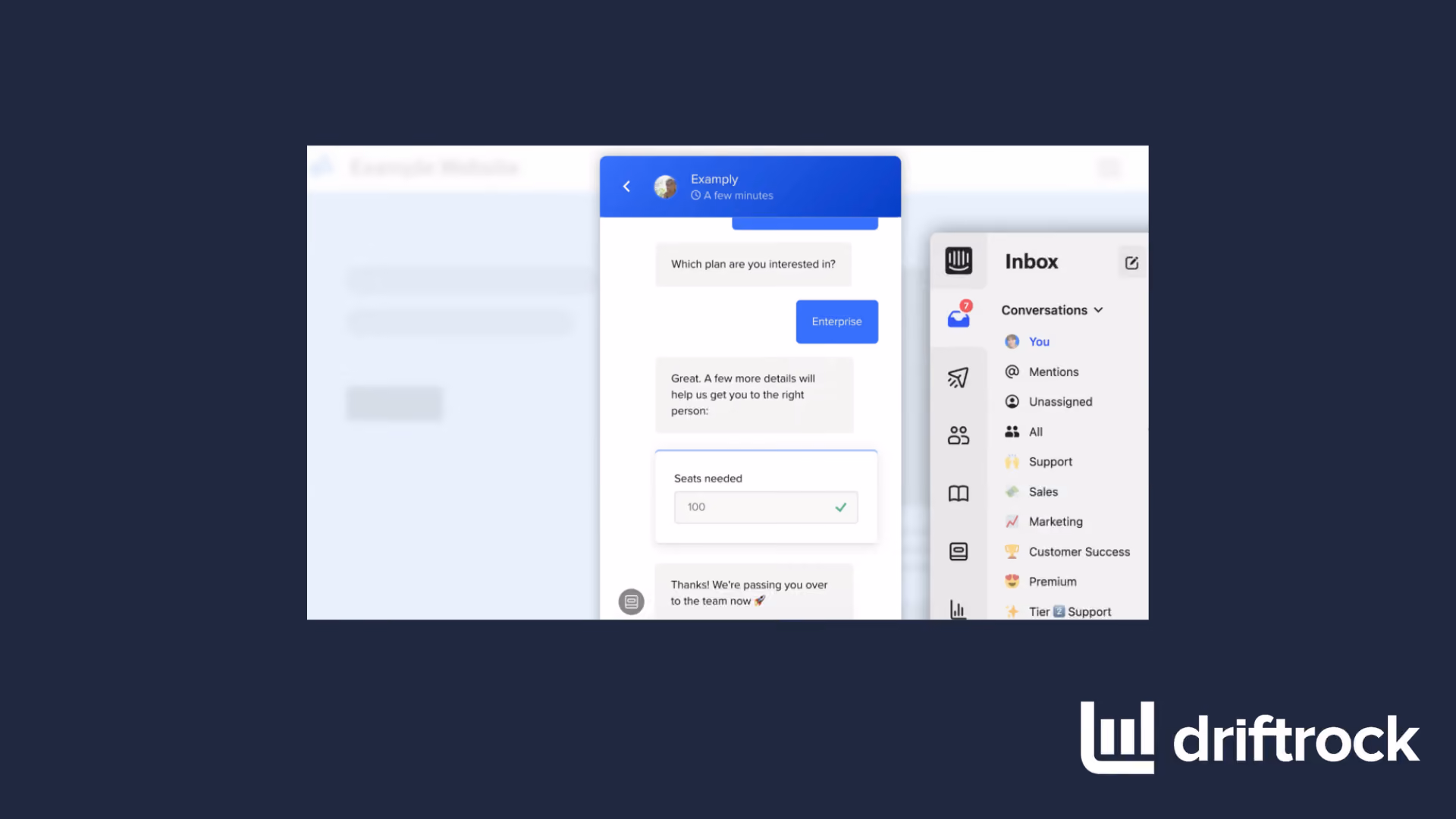 Captura de pantalla de Intercom