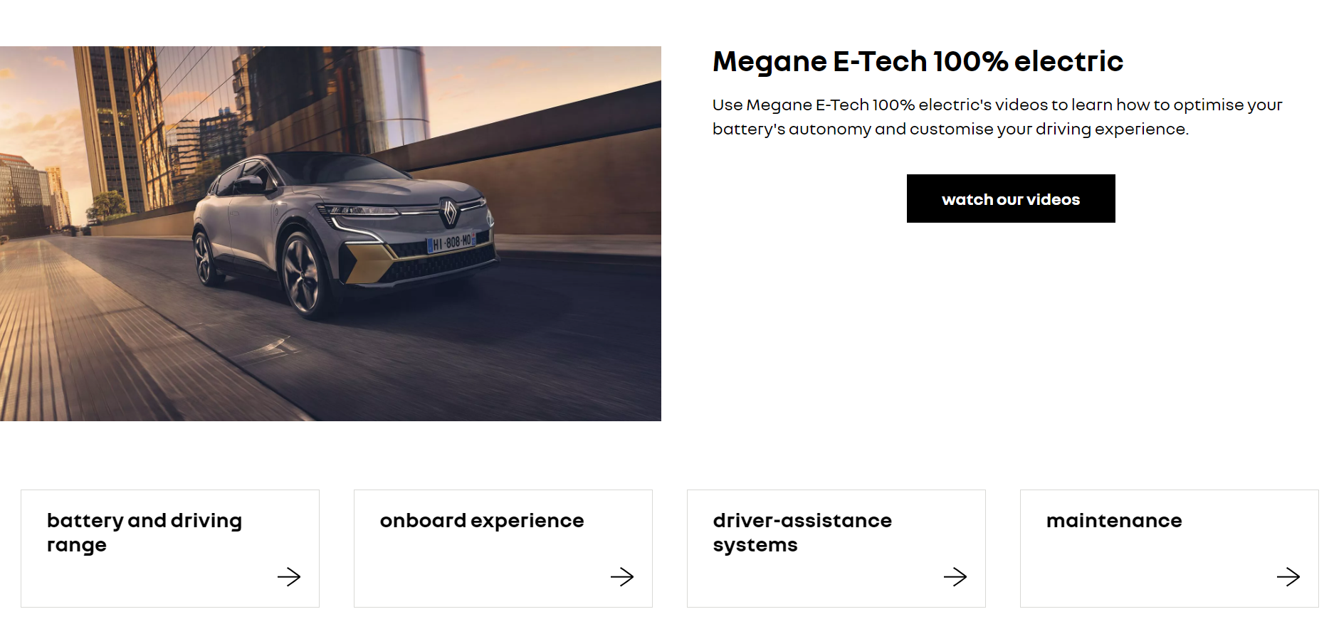 Renault's manufacturers guide