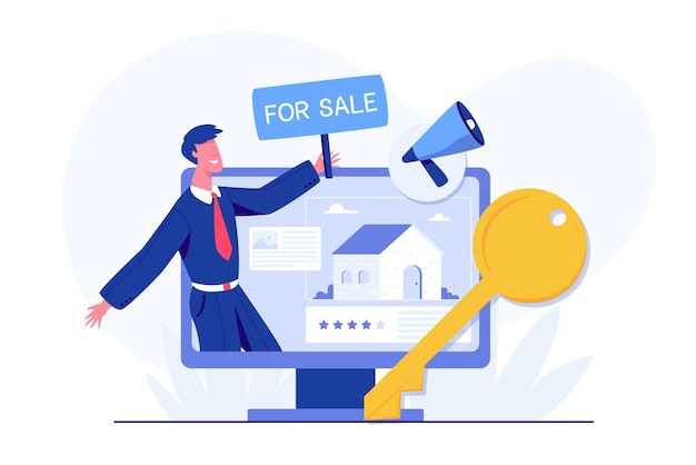 The real estate industry is constantly changing - https://www.freepik.com/free-vector/business-concept-vector-illustration-home-brokers-announce-real-estate-sale-drops-mortgages-find-buyers-searching-homes-real-estate-agents-selling-ornate-buildings-customer_21586006.htm#page=2&query=real%20estate&position=28&from_view=search&track=ais
