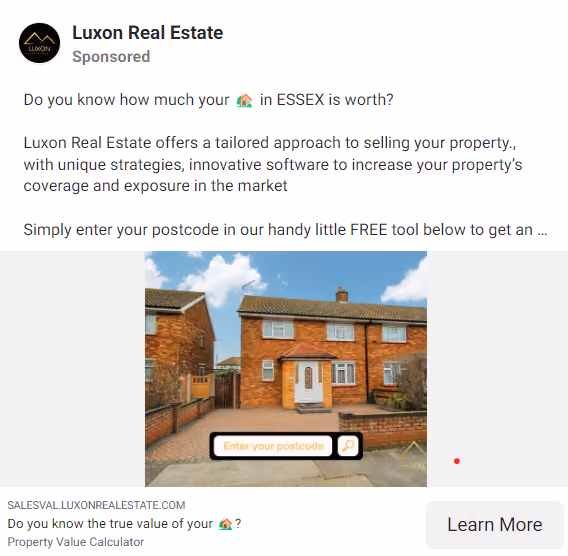 Offers a lead magnet through Facebook Ads