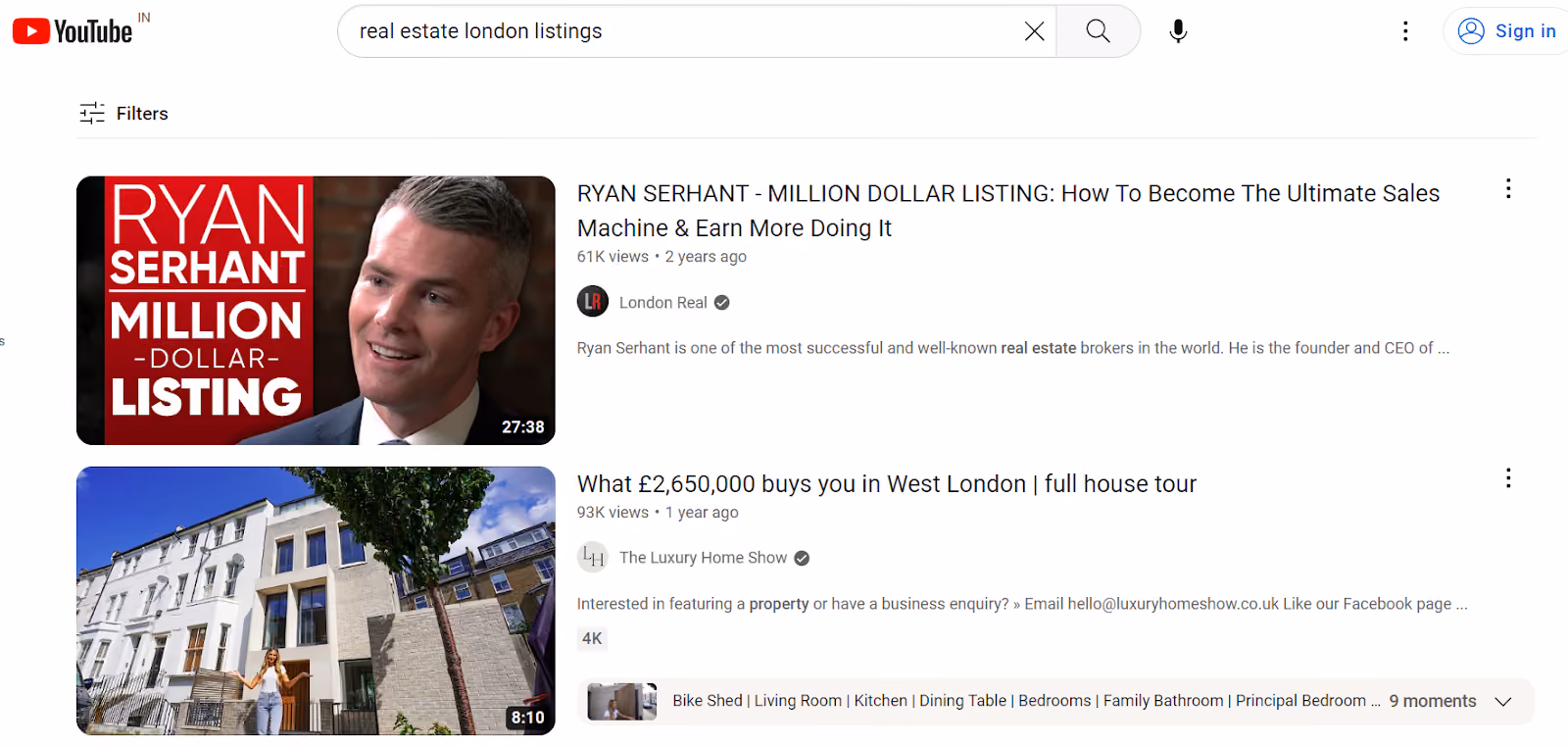 Use YouTube for long-form videos