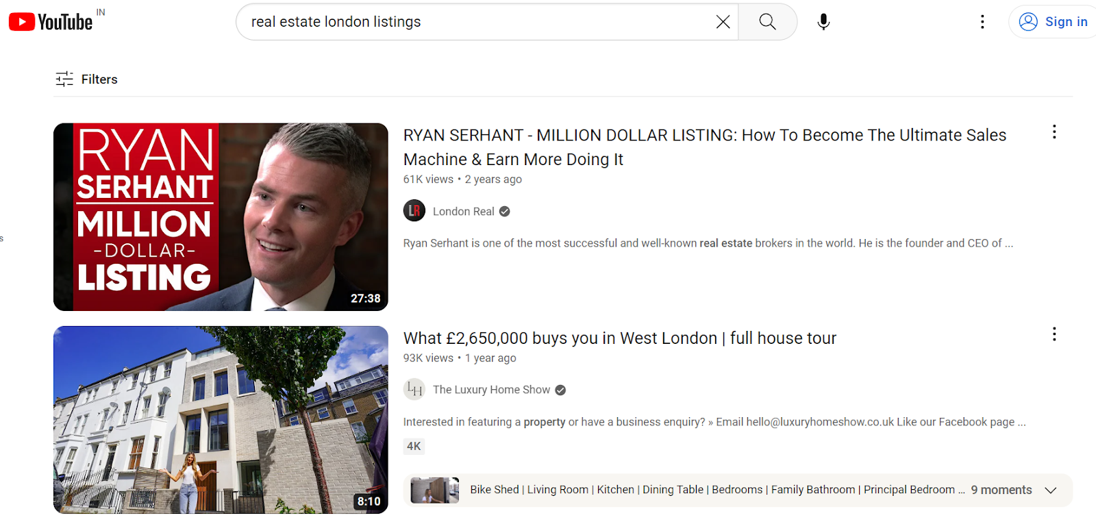 Use YouTube for long-form videos