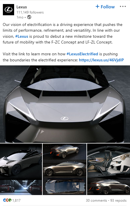 Lexus begeistert Social-Media-Nutzer mit den neuesten Updates 