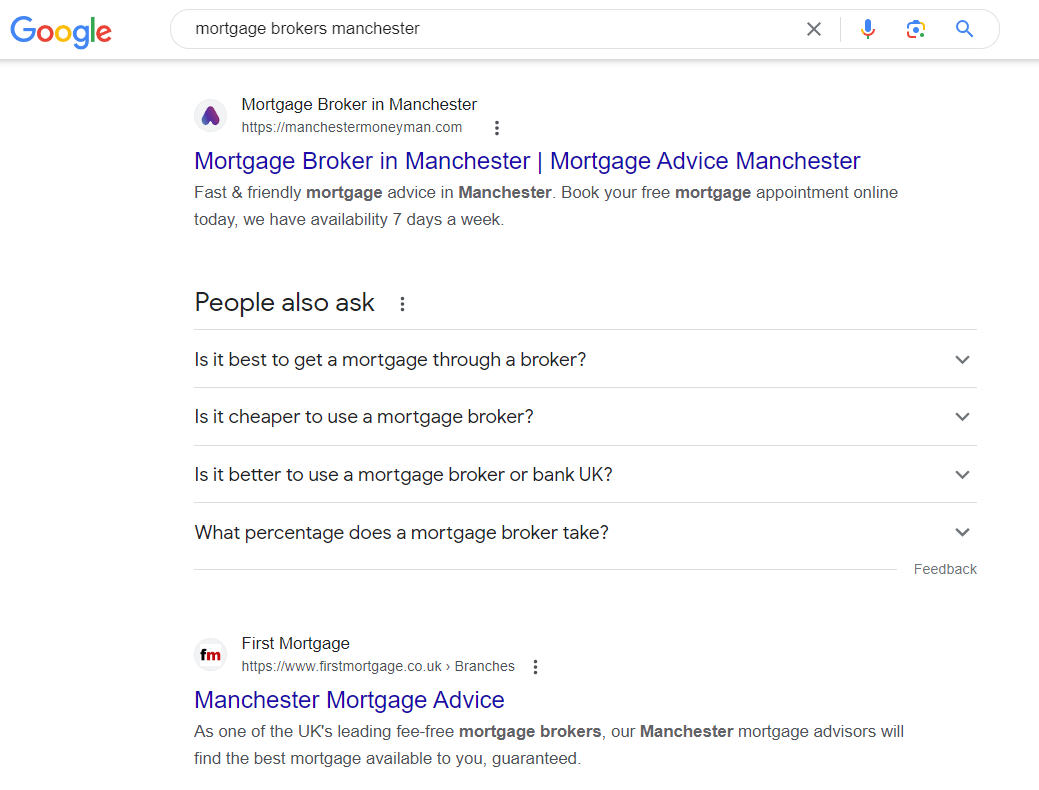Website optimisation for mortgage lead generation