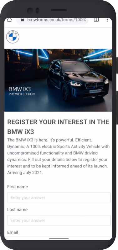 BMW Print QR code
