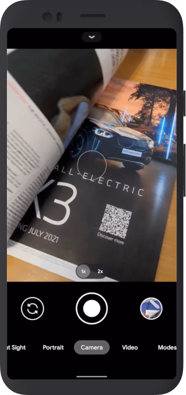 BMW Print QR code