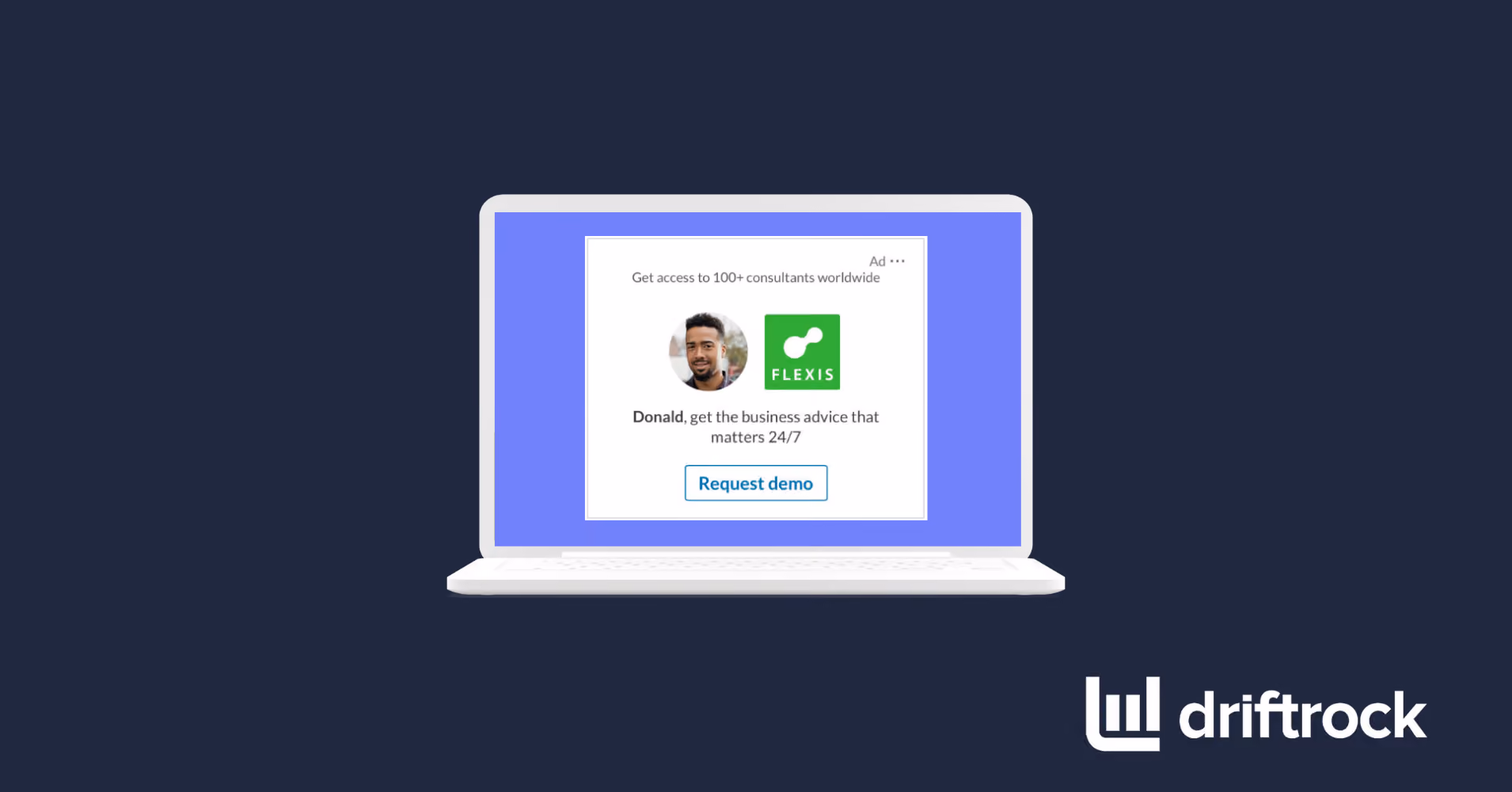 Ejemplo de especificaciones de anuncios de LinkedIn: Spotlight