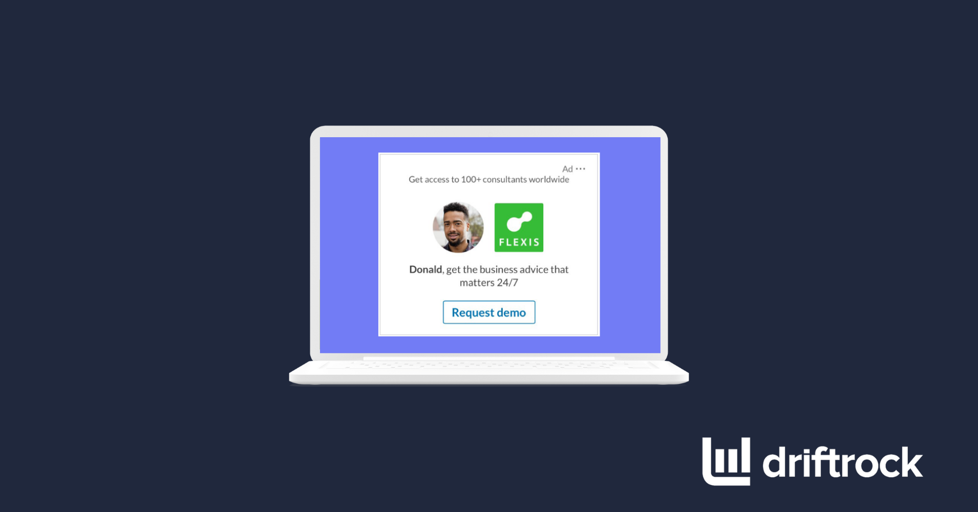 Exemple de spécifications publicitaires LinkedIn : Spotlight