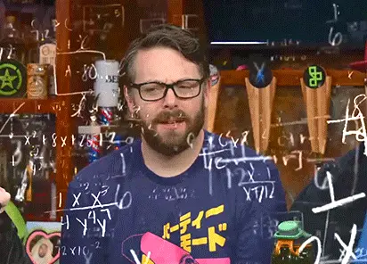 Ein GIF, in dem jemand verwirrt ist