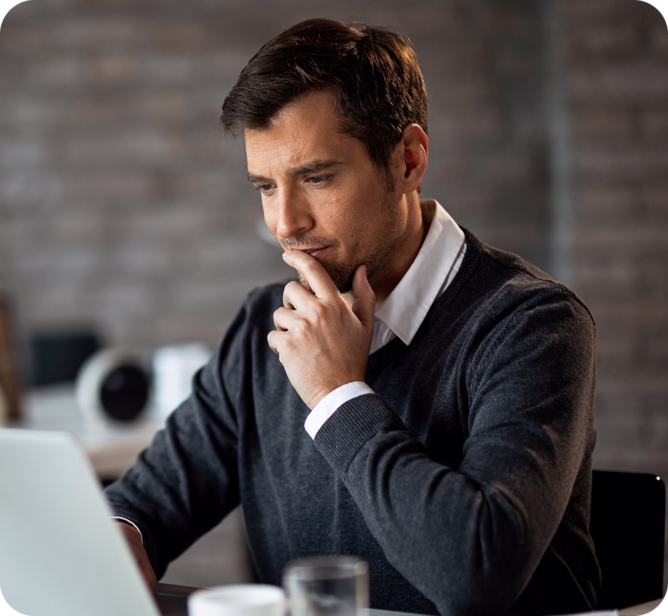 Man Thinking Image